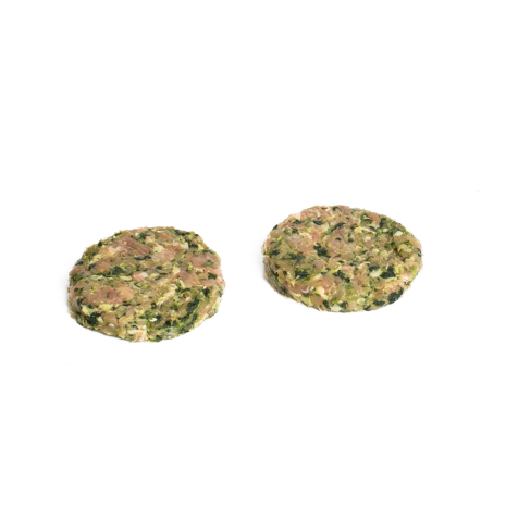 HAMBURGUESA POLLO CON ESPINACAS ECOLÓGICAS
